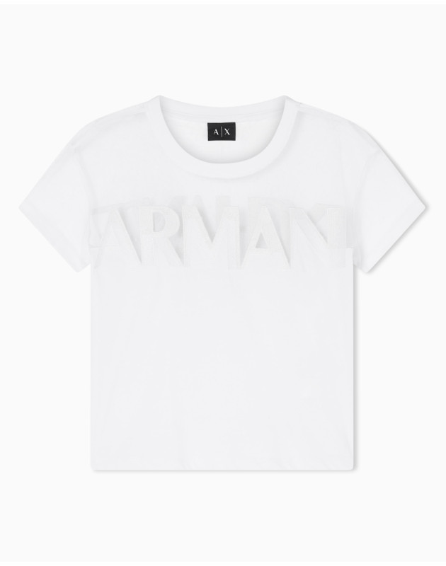 ARMANI EXCHANGE- T-shirt Regular Fit in Jersey di Cotone