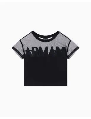 ARMANI EXCHANGE- T-shirt Regular Fit in Jersey di Cotone