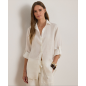 RALPH LAUREN- Camicia di lino dalla vestibilità comoda