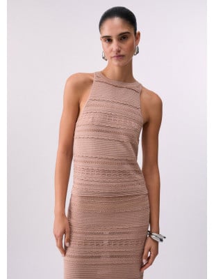 copy of LIU JO- Pantaloni in raso con spacchetti