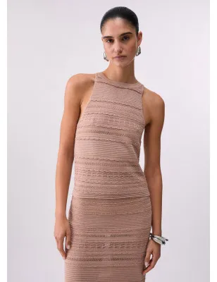 LIU JO- Top in maglia traforata