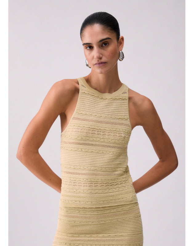 copy of LIU JO- Pantaloni in raso con spacchetti