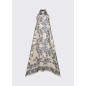 LIU JO- Abito lungo con stampa foulard