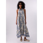 LIU JO- Abito lungo con stampa foulard