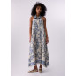 LIU JO- Abito lungo con stampa foulard