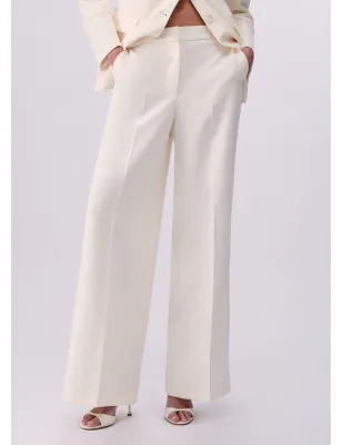 LIU JO- Pantaloni palazzo con doppio cintone