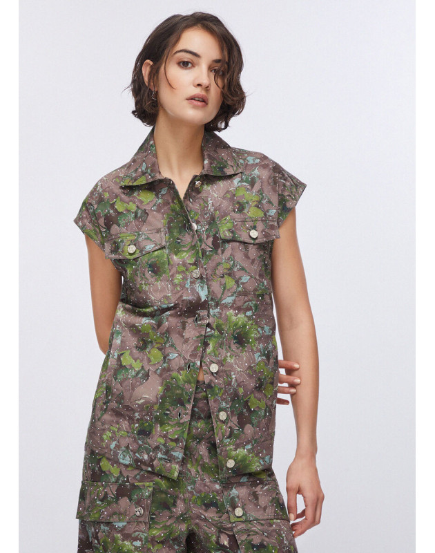 LIU JO- Gilet con stampa