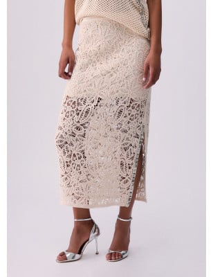 copy of LIU JO- Pantaloni in raso con spacchetti