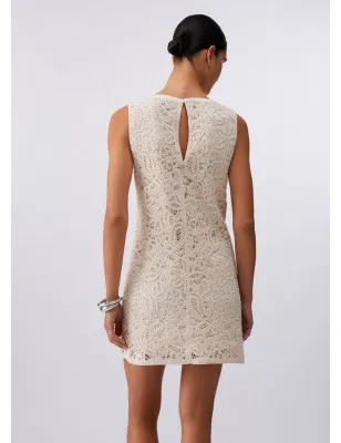 LIU JO- Abito corto in macramè