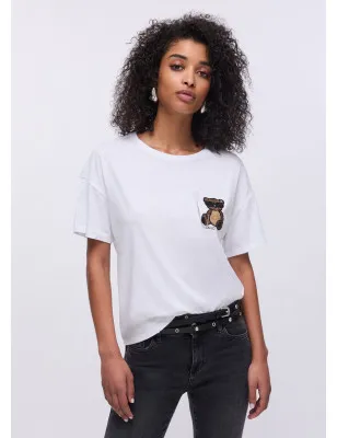 LIU JO- T-shirt con patch