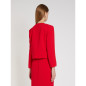 MARELLA - MLTFALESIA - Blazer in crêpe envers satin e satin