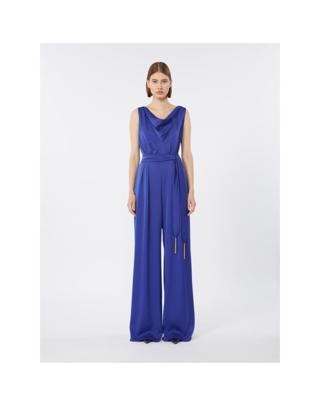 MAX MARA- Tuta in satin leggero