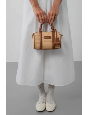 LANCASTER- Borsa a cilindro – Mini Osier