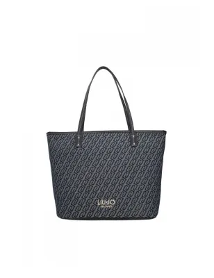 LIU JO- Tote bag in tessuto jacquard