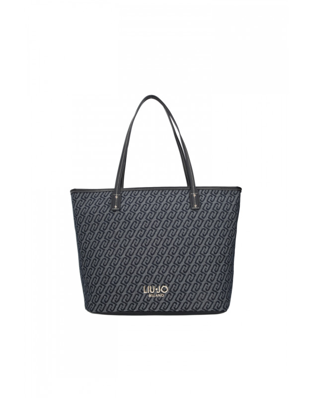 LIU JO- Tote bag in tessuto jacquard