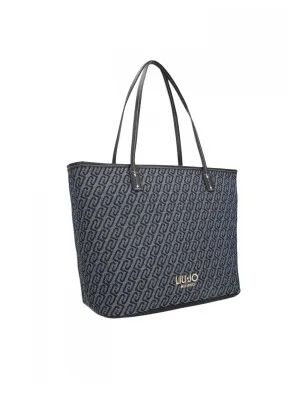 LIU JO- Tote bag in tessuto jacquard