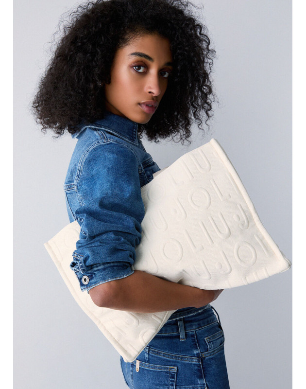 LIU JO- Borsa tote media in maglia