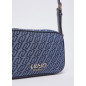 LIU JO- Borsa a tracolla piccola in denim jacquard