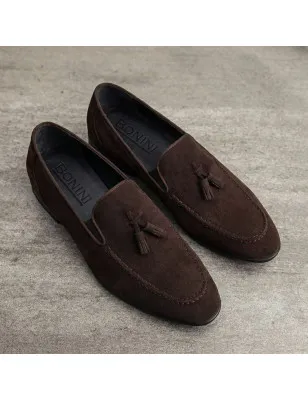 G.B. - Mocassino in camoscio