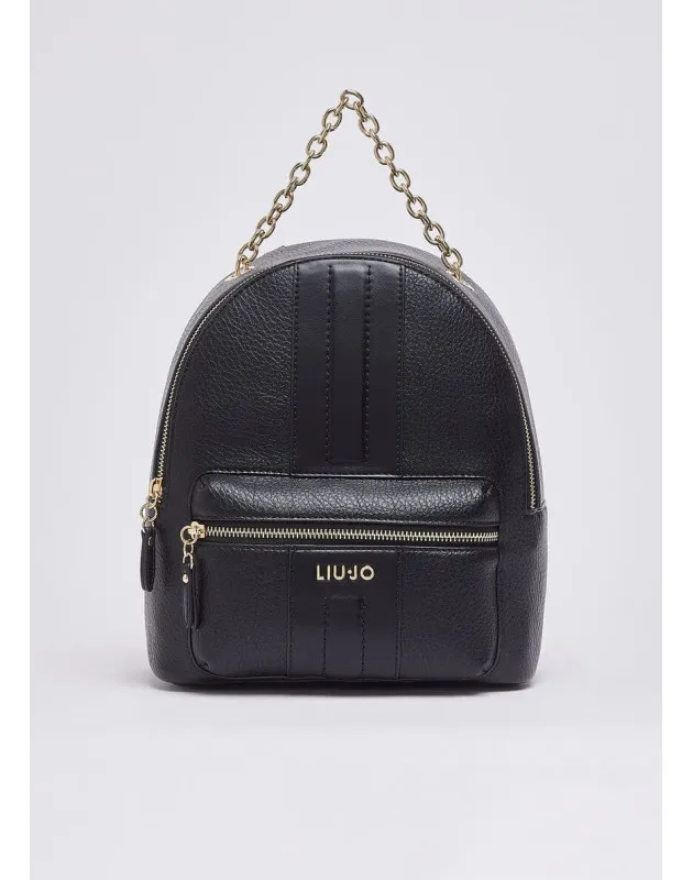 LIU JO- Zaino con dettaglio chain