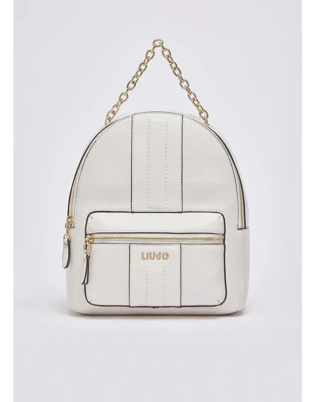 LIU JO- Zaino con dettaglio chain