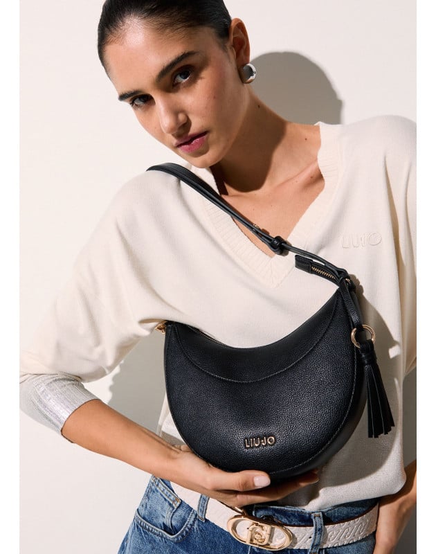 LIU JO- Borsa hobo media con charm