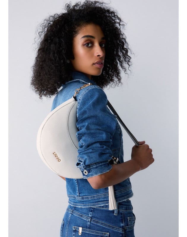 LIU JO- Borsa hobo media con charm