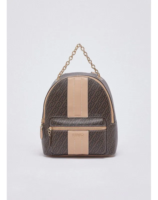 LIU JO- Zaino con dettaglio chain