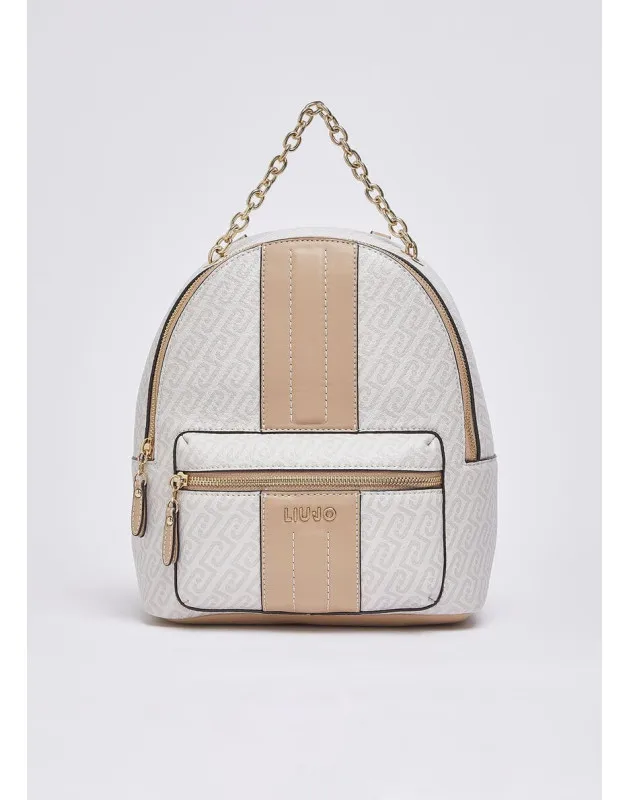 LIU JO- Zaino con dettaglio chain