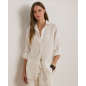 RALPH LAUREN- Camicia di lino dalla vestibilità comoda