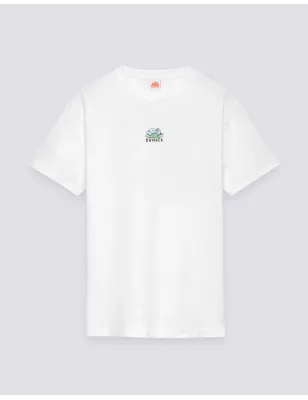 SUNDEK- T-SHIRT UOMO A GIROCOLLO CON STAMPA TIDAL SURFER