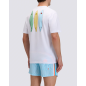 SUNDEK- T-SHIRT UOMO A GIROCOLLO CON STAMPA TIDAL SURFER