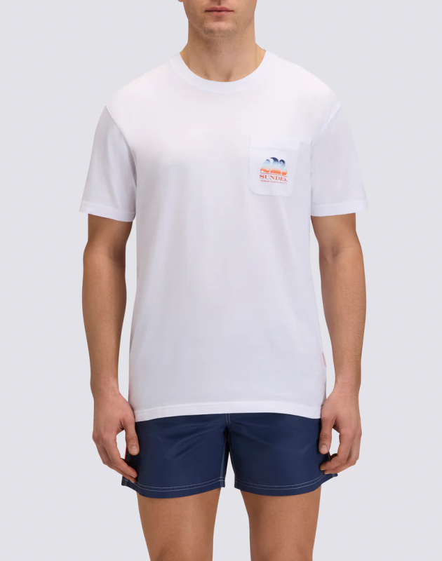 copy of SUNDEK- T-SHIRT UOMO A GIROCOLLO CON STAMPA TIDAL SURFER