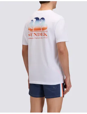 copy of SUNDEK- T-SHIRT UOMO A GIROCOLLO CON STAMPA TIDAL SURFER
