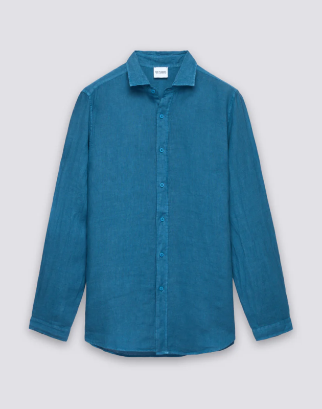 SUNDEK- CAMICIA DA UOMO IN LINO TINTO CAPO