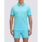 SUNDEK- POLO BRICE UOMO IN COTONE PIQUET CON DETTAGLI TRICOLOR