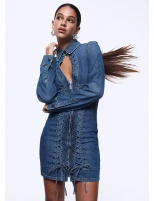 copy of LIU JO feat Elodie- Top effetto denim