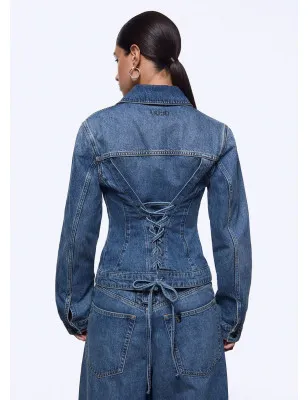 copy of LIU JO- Jeans baggy con stringhe