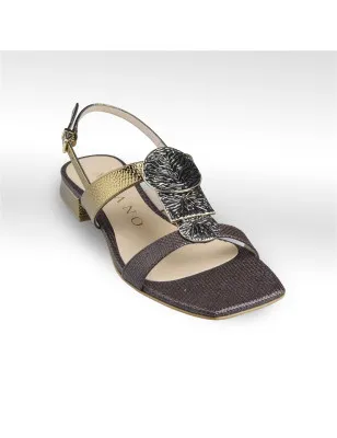 ALBANO- Sandalo Saint-Tropez in Raffia