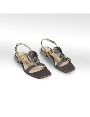 ALBANO- Sandalo Saint-Tropez in Raffia