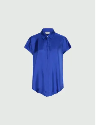 MARELLA- MLLESPLOSO - Camicia smanicata in seta
