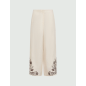 MARELLA- MLLDOLCE - Pantalone in lino con ricami