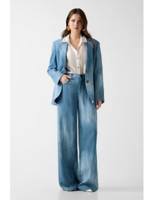 MARCIANO by GUESS- Pantaloni in viscosa sfumati Marciano