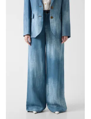 MARCIANO by GUESS- Pantaloni in viscosa sfumati Marciano