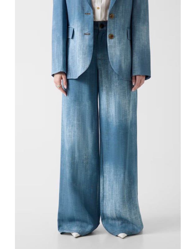 MARCIANO by GUESS- Pantaloni in viscosa sfumati Marciano