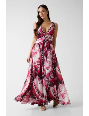 MARCIANO by GUESS- Vestito lungo con stampa floreale Marciano