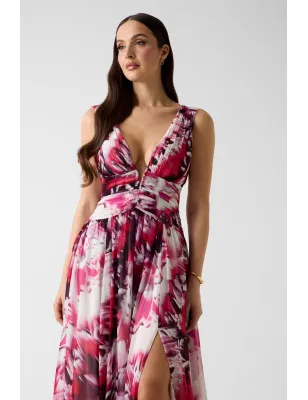 MARCIANO by GUESS- Vestito lungo con stampa floreale Marciano