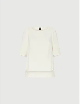 MARELLA- VANESSA - Blusa in envers satin con manica corta