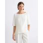MARELLA- VANESSA - Blusa in envers satin con manica corta