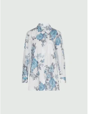 MARELLA- MLLAMICI - Camicia oversize in popeline stretch
